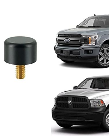 Custom Truck Antenna Delete Cap Kits 2009-2024 Fits for RAM 1500 and Ford F150 Raptor Trucks Antenna Cap Mini Antenna Base Cover for 09-24 RAM 1500 and Ford F150 Raptor Parts and Accessories