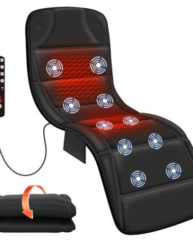 CILI Full Body Massage Mat with Heat, Vibration Back Massage Pad, Full Body Massager for Neck Back Pain, Massage Mattress Pad, Gifts for Men Women