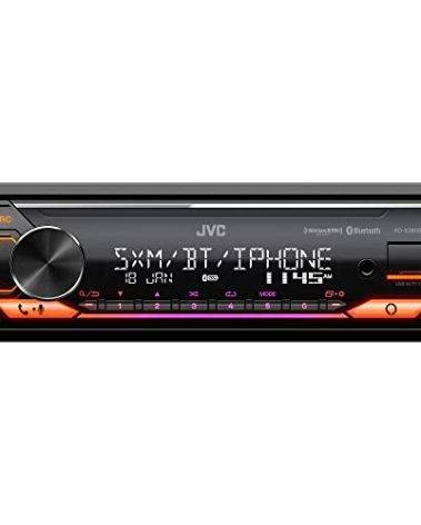 JVC KD-X380BTS Digital Media Car Receiver Featuring Bluetooth, USB, SiriusXM, Amazon Alexa