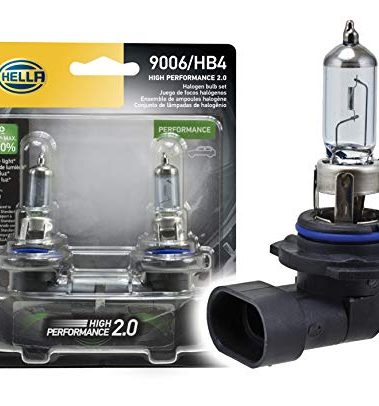 HELLA 9006 2.0TB Twin Blister Kit High Performance Bulb, 12V, 55W, 2 Pack