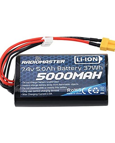 RADIOMASTER TX16S Battey 5000mAh 2S 7.4V XT30 JST-XH Plug TX16s Transmitter 1Pack
