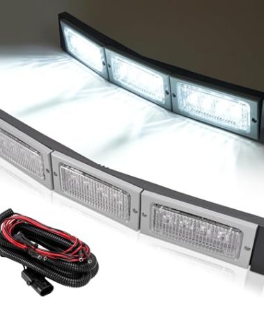HECASA LED Nose Light Compatible with John Deere 4050 4250 4450 4055 4255 4455 7210 7410 7510 7610 7710 7810 Replacement for RE161288 RE37450 RE306510 KR4000 Tractor Front Lamp