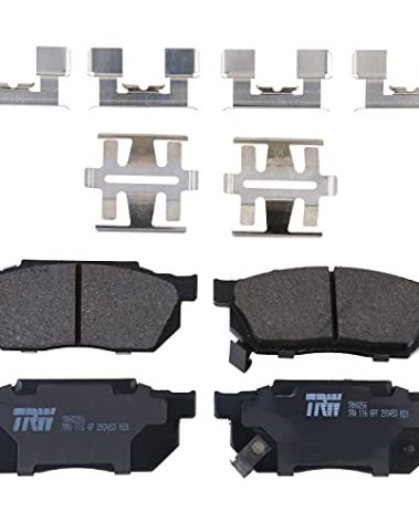 TRW Pro TRH0256 Disc Brake Pad Set For Honda Civic 1985-1987, Front, And Other Applications