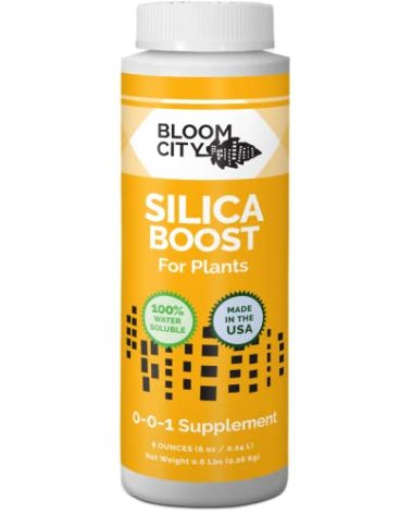 Bloom City Liquid Silica Boost Fertilizer and Supplement, 1/2 Pint (8 oz) Concentrated Makes 45 Gallons