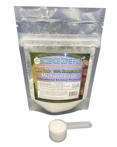 Newsorb 35 Grams Sodium Polyacrylate - Superabsorbent Diaper Polymer