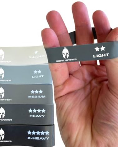 Rising Warrior Resistance Bands - 5 Finger Grip Training for Strength Expansion | Ideal for Extensor, Forearm, Hand, and Finger Exercises | Perfect for Rehabilitation Hand Therapy