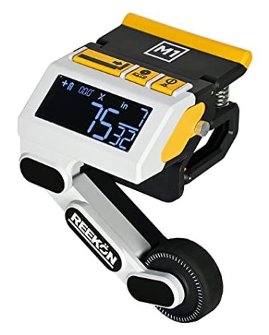 REEKON M1 Caliber Measuring Tool for Miter Saws – Eliminates Need to Measure & Mark Materials, Reduces Cut Time and Increases Safety, Measures Flat & Round Materials