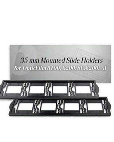 Plustek 2 x 35 mm Mounted Slide Holders (Positive), for OpticFilm 72~83 Series use only (8100 & 8200i & 8300i)
