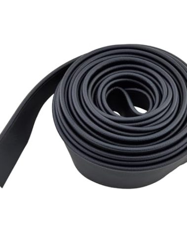 Speedway Motors Universal Fender Welting Body Gasket, 25 ft. Roll, 3/16" Bead, 1" Flange, Black Crush Grain Vinyl, Paintable When Prepped, Easy Installation