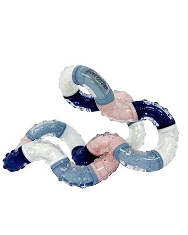 Tangle® Therapy Relax - Fidget Toy for Adults and Children - Improves Focus and Relaxes ADHD Symptoms When Played with - Quiet Fidget Toy for Work Or School - Hand Therapy Device