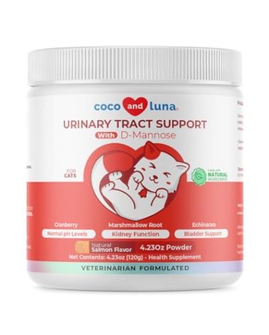 Cranberry for Cats - Incontinence Support, Urinary Tract Support, Cat UTI, Bladder Support, 120g Powder
