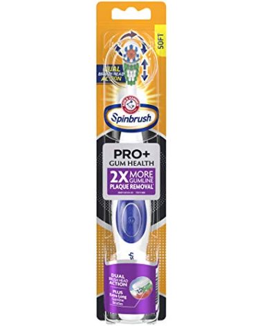 Spinbrush PRO+ Gum Health Powered Toothbrush, 1 count