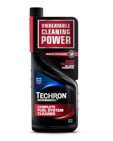 Chevron Techron Concentrate Plus Fuel System Cleaner, 20 oz., Pack of 1