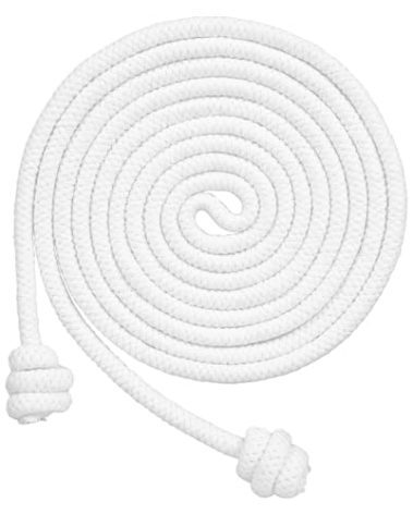 GliCraft 153 Inch Cincture Clergy Rope Monks Religious Rites Celebrating Masses Alba Robes Vestments Ceremonial Decor of Christian Denominations for Priest Deacon Altar Server (White,Knotted)