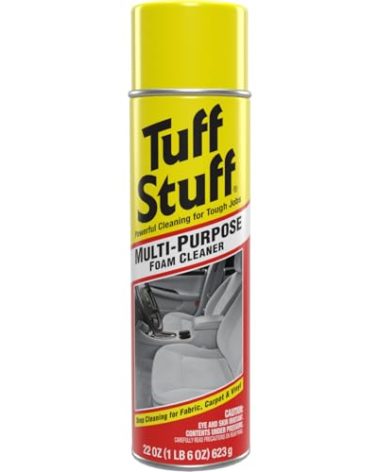 Tuff Stuff Multi-Purpose Foam Cleaner, Use on Car Interior, Furniture, Carpet, 22 Oz Each