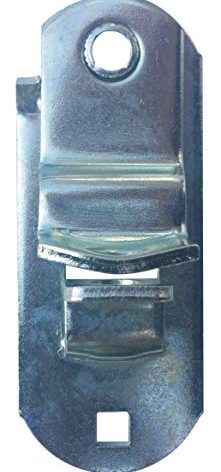 JQuad Trailer Door & Ramp Locking Hasp -4" Mounting- Cam Lock Latch Keeper -Zinc- Made in The USA