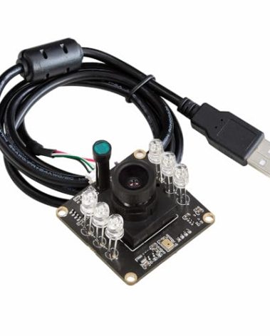 Arducam 1080P Day & Night Vision USB Camera for Computer, 2MP Automatic IR-Cut Switching All-Day Image USB2.0 Webcam Board with IR LEDs for Windows, Linux, Android and Mac OS