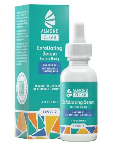Body Clearing Serum [1 Fl Oz] Level 2 Acne Serum - Advanced Formula for Body Acne, Folliculitis, Back, Butt, Chest, Thighs, Shoulders - Mandelic Acid