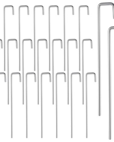 Moxweyeni 20 Pcs Table Tennis Net J Pin Replacement Sports Table Tennis Net Clip Insert for Table Tennis Accessories