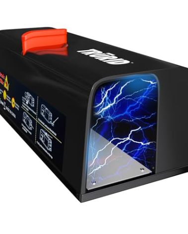Mouse Traps and Rat Traps Indoor for Home - Powerful Electric Rodent Killer, Humane and Reusable Anti-Escape Design, Instantly Kills Rats, Mice, Chipmunks, and Squirrels