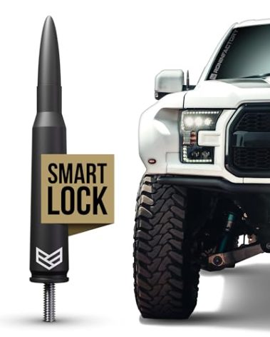 Ronin Factory Antenna for Ford F150 F250 F350 Ford Raptor Bronco Accessories Truck F-150 Accessories & Dodge RAM 1500 Anti Theft Short Replacement Antenna (SmartLock)