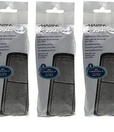 (3 Pack) Marina 360 Carbon and Zeolite Cartridge, 4 Cartridges each
