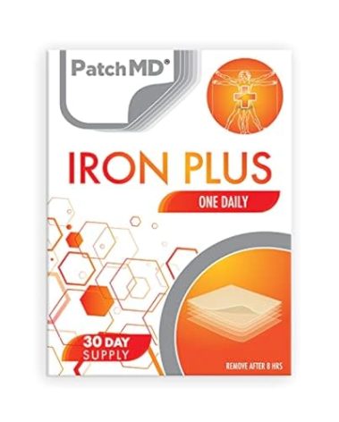PatchMD – Iron Plus Topical Patches - 30 Days Supply
