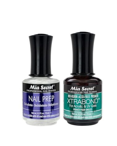 Mia Secret Nail Prep 0.5oz (NP-30) & Xtrabond Primer 0.5 oz (PR100)