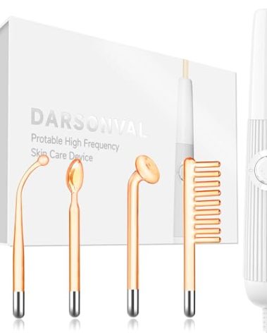 High Frequency Facial Device DARSONVAL High Frequency Facial Wand Micro-Care Skin Care
