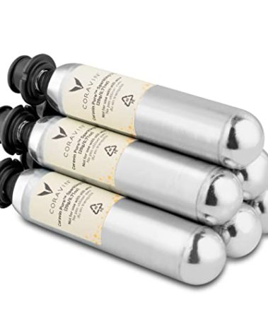 Coravin CO2 Capsules for Sparkling Wines for Use with Sparkling Preservation System | Each Capsule Holds Up to 7 Standard Bottles of 750 ml, Pack of 6