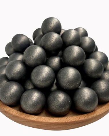 ALIEN PLAY 50 X 68 Cal Self Defense Aluminum Balls, Reusable Solid 68 Caliber Projectiles Fit for Byrna SD/Salt Supply S2/ HDS/HDR 68, Solid 7.3 Grams Alu Balls for Target Practice (BLK)