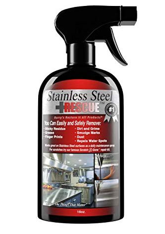 Barry's Restore It All Products - Stainless Steel Rescue (Single 16oz.) | Maintain the Beauty of your Stainless Steel! Remove: Sticky Residue, Smudges, Grease and More!