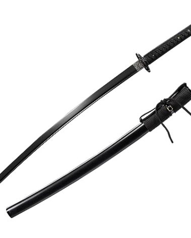 LQDSDJ Black Samurai Japanese Sword Katana Swords Hand-Forged