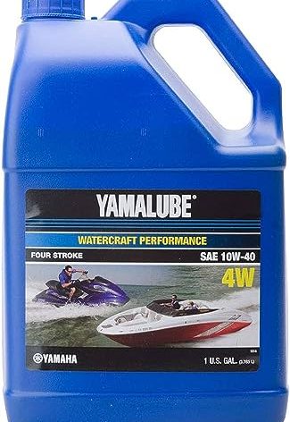 Yamaha Yamalube 10W-40 Mineral 4W WaterCraft Engine Oil- 1 Gallon #LUB-10W40-WV-04