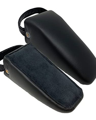 Healthy You Pelvic Sacral SOT Blocks Non Slip Base 1/Pair Upholstered Black