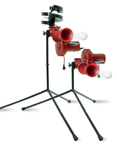 Heater Sports Slider Lite 360 Baseball Pitching Machine with Automatic Ball Feeder - Accurate 360-Degree Delivery, Durable and Portable Training Tool for All Ages