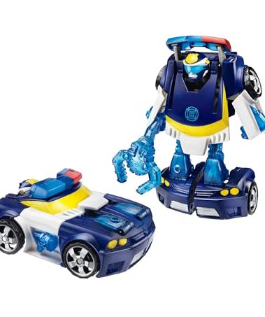 Transformers Playskool Heroes Rescue Bots Energize Chase The Police-Bot Action Figure, Ages 3-7 (Amazon Exclusive)