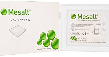 Mesalt Impregnated Gauze by Molnlycke Healthcare ( GAUZE, IMPREGNATED, MESALT, 4"X4"(2X2FOLD) 30 Each / box