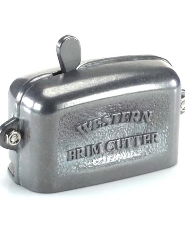 M&F Western Hat Brim Cutter, Premium Quality Metal, 1/2 Inch Silver