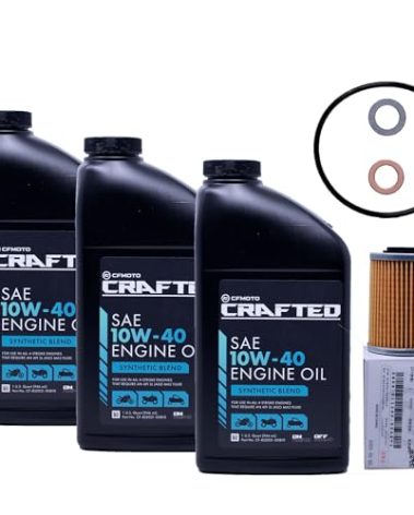Edwards OEM Semi Synthetic Oil Change Kit fits all CFMoto OffRoad Vehicles 400cc and above