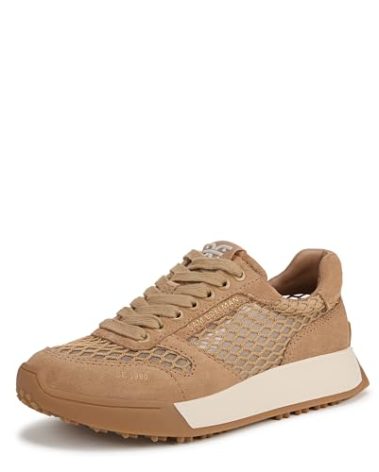 Sam Edelman Women's Layla Sneaker, Hazelwood/Cyprus Tan Net Mesh, 9