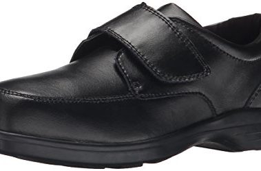 Hush Puppies unisex child Gavin Dress Shoe, Black, 1.5 Big Kid US
