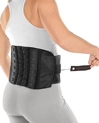 BraceAbility Lumbar Support Belt for Lower Back Pain - Corset Brace for Men and Women, Scoliosis, Sciatica, Spinal Stenosis, Herniated Disc Relief - FSA Eligible, Fits 28" - 60" Waist