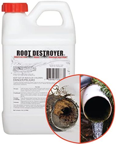 Root Destroyer - 5lbs - Root Killer for Sewer, Pipe & Drain Lines, Septic Tanks and Septic Systems - Stops New Growth & Safe for All Plumbing - Pure Copper Sulfate Crystals