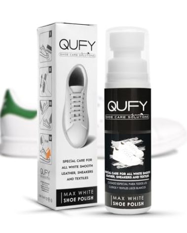 Max White Shoe Polish 'Sneaker Whitener for Shoes ' Canvas Leather and Textiles 'Scuff Cover