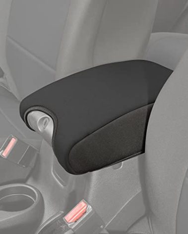 Diver Down Neoprene Center Console Cover - Fits Jeep 2007-2018 JK JKU Wrangler - Cushioned Armrest Cover - Doesn't Burn Your Elbow - Tight Custom Fit - Comfortable Foam Armrest Pad (11-18 Black)