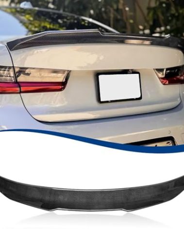 XPHAZZ Carbon Fiber Pattern G20 Spoiler PSM-Style Compatible with (2019-2025) 3 Series G20 Sedan & G80 M3