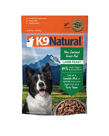 K9 Natural - Grain Free Freeze Dried Dog Food - Lamb, 1.1lb