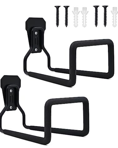 Garden Hose Holder - 2 Pack Hose Hanger Wall Mount, Heavy Duty Water Hose Holder for Outside Use in Yard, Metal Durable Hose Hooks, Ideal for Water Hose Storage