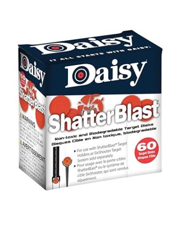 Daisy Shatterblast Refill Disks, 60 Pack